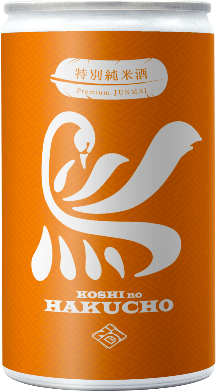 【業務用】特別純米酒　越の白鳥　一合缶（6本セット）4595056472582　＊数量限定
