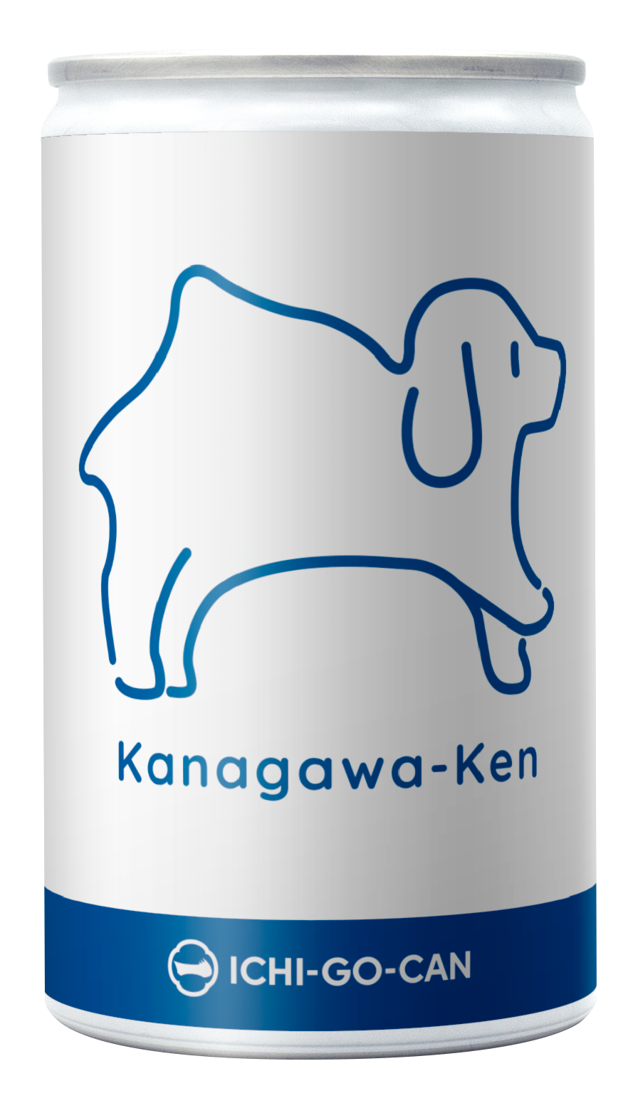 【業務用】Kanagawa-Ken（ホワイト）純米吟醸　白笹鼓　一合缶（6本セット）4595557670050